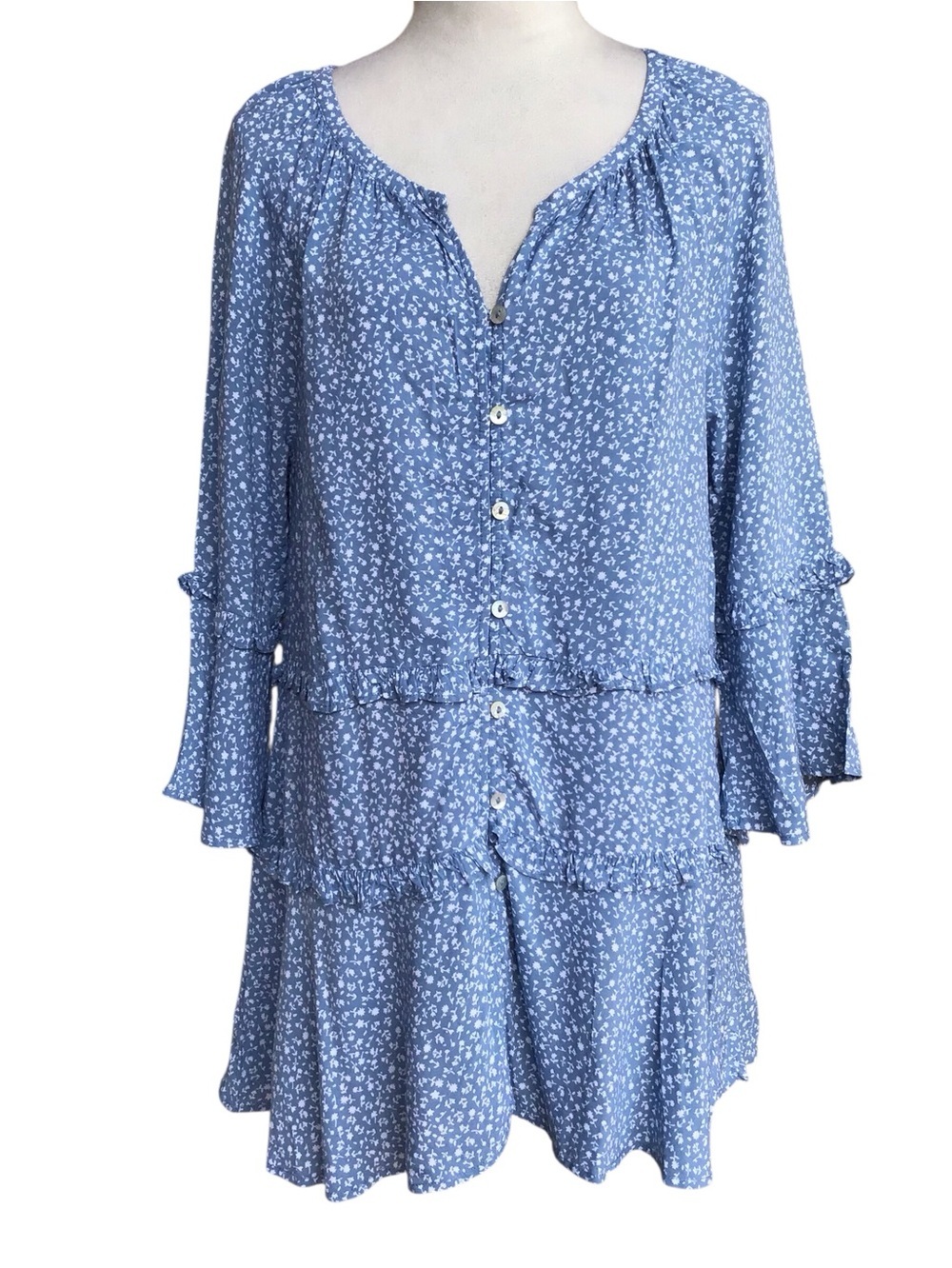 Beach Lunch Lounge Suella Itsy Ditsy Floral Tunic - Cover Up NEW